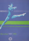 Konvolut von 5 Olympia-Plakaten, 1972 (4x München, 1x Kiel), Fotos u.a. von Max Mühlberger, Albrech