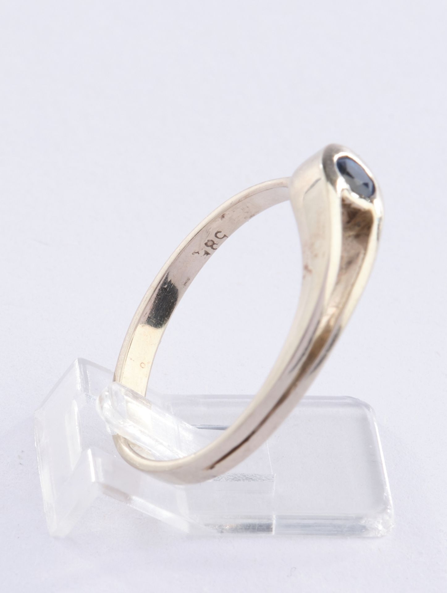 Ring, GG 585, Saphir, 2.2 g, RM 17.5 - Image 3 of 3