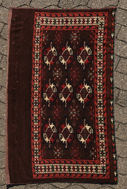 Tasche, Tekke-Tschowal-Yomoud-Buchara, Turkmenien, alt, 0.69 x 1.14 m