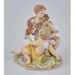 Porzellangruppe, "Flora und Zephyr", Meissen, Schwertermarke, 1850-1924, 1. Wahl, Modellnummer 2576