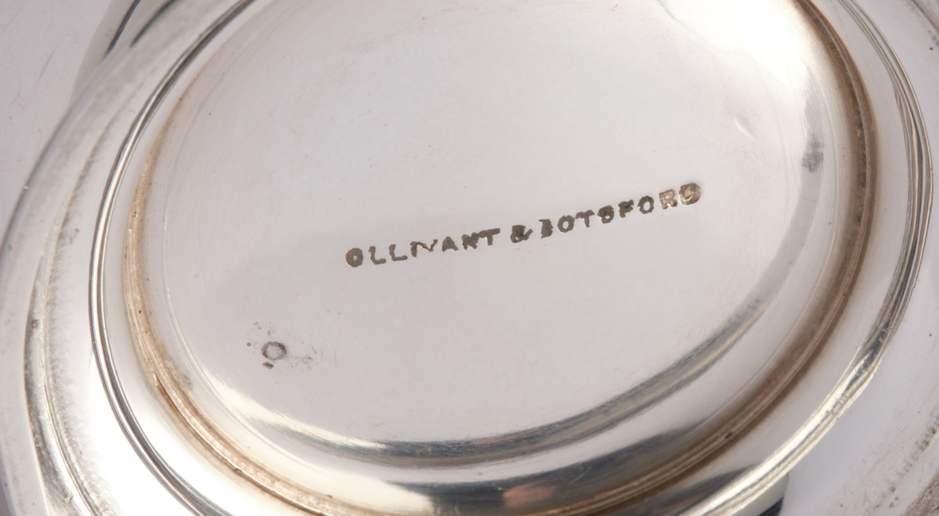 Henkelbecher, Silber 925, Birmingham, 1931, Ollivant & Botsford, Gefäß auf Standfuß, zwei hochgezog - Bild 2 aus 2
