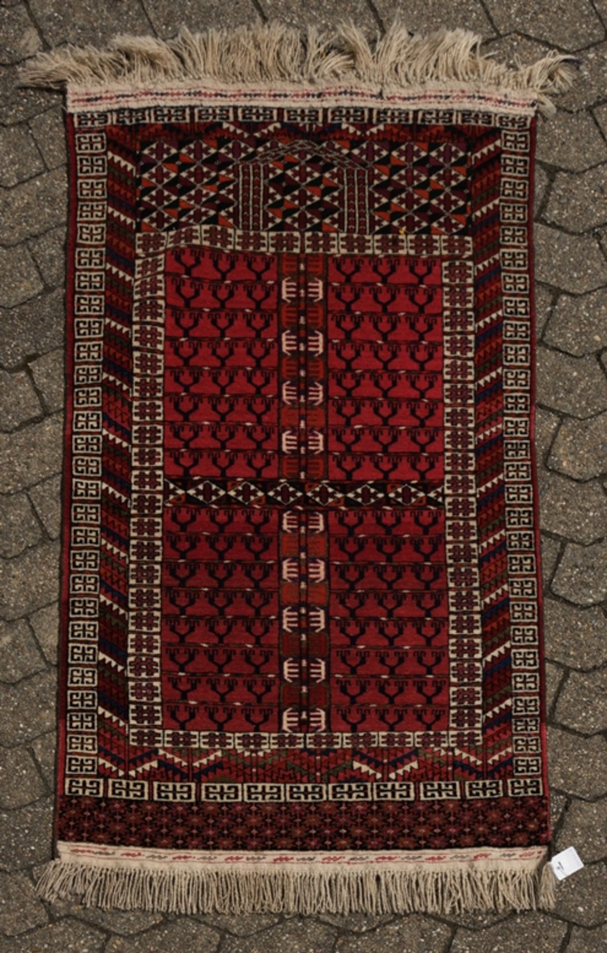 Tekke-Engsi-Hatschlu, Turkmenien, sehr feine Knüpfung, 1.25 x 0.82 m