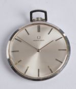 Taschenuhr, Universal Geneve, Stahl, Handaufzug, Gehäuse ø 41 mm, leichte Gebrauchsspuren