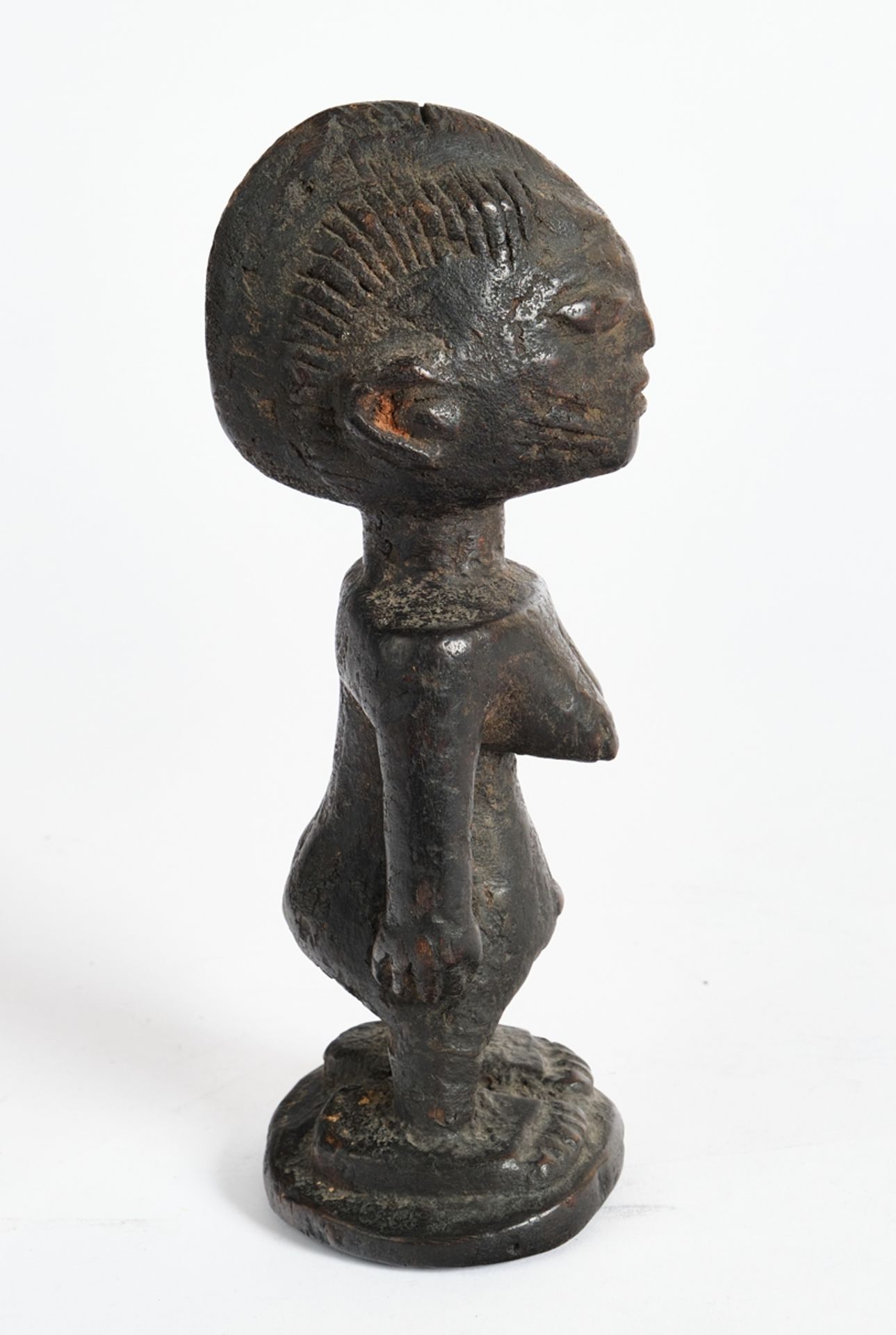 Figur, weiblich, Afrika, Holz, 23 cm hoch - Bild 4 aus 4