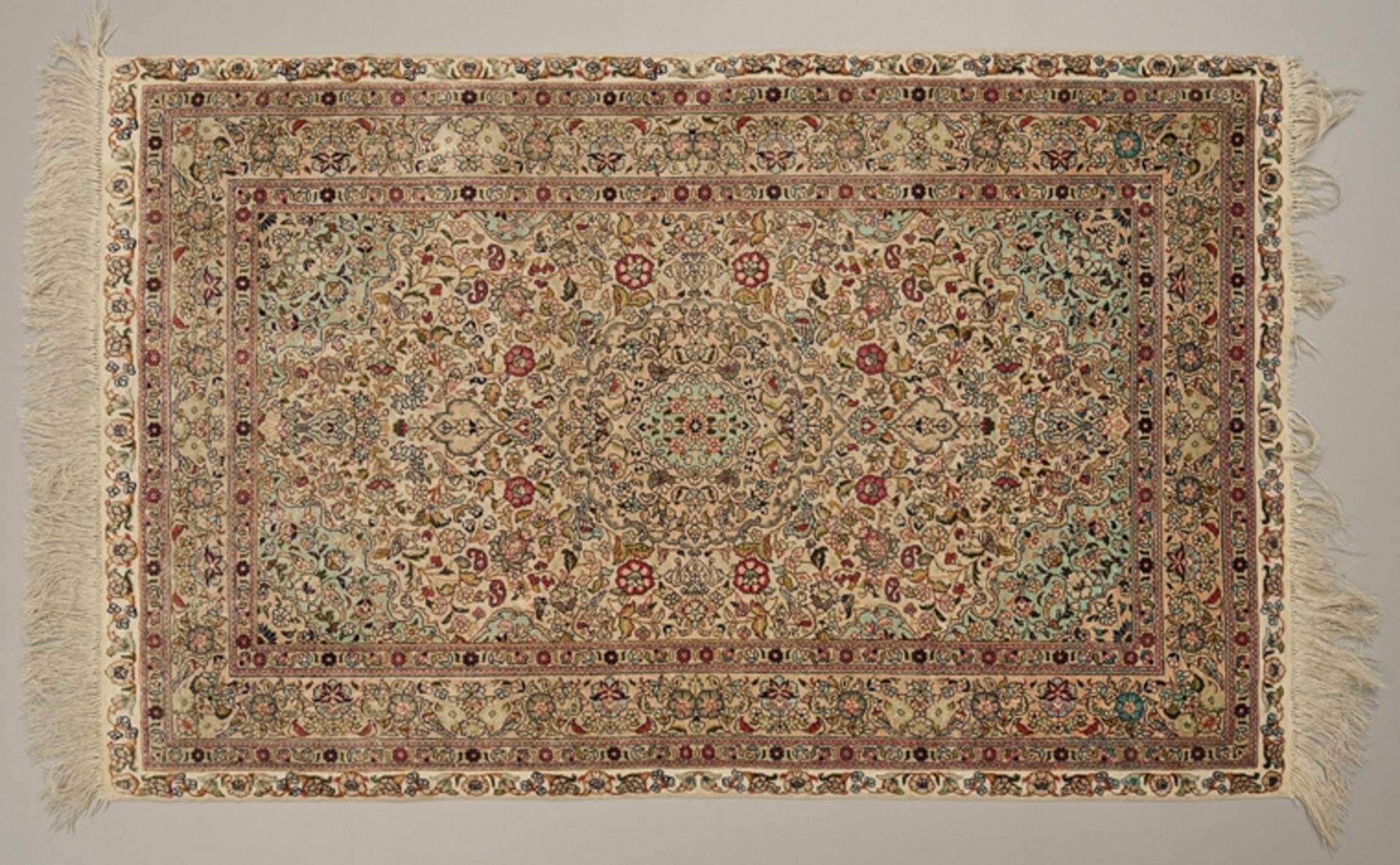 Seiden-Herek, womöglich Türkei, auf Seide, ca. 1.16 x 0.78 m