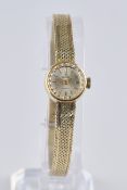 Pregimax, Damenarmbanduhr, GG 585, Goldband geknickt, Uhr defekt