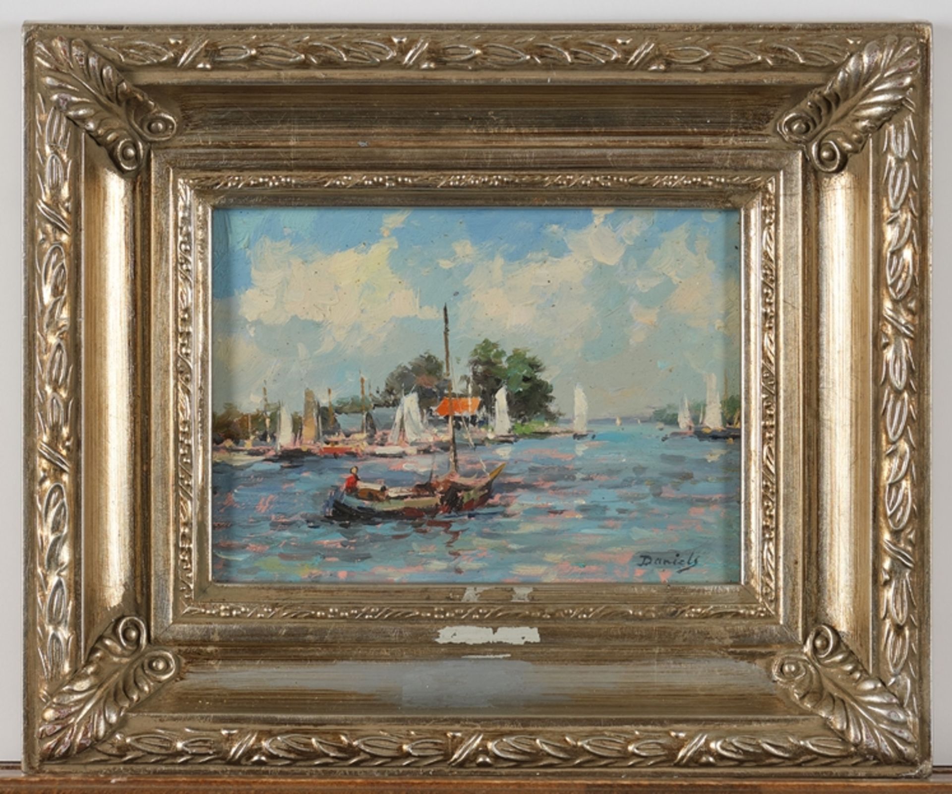 Daniels, Huib (geb. Kethel/Rotterdam 1930, holländischer Maler von Landschaften u. Strandszenen), - Image 2 of 4