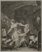 Hogarth, William (London 1697 - 1764 ebda., sozialkritischer englischer Maler und Grafiker) nach, 