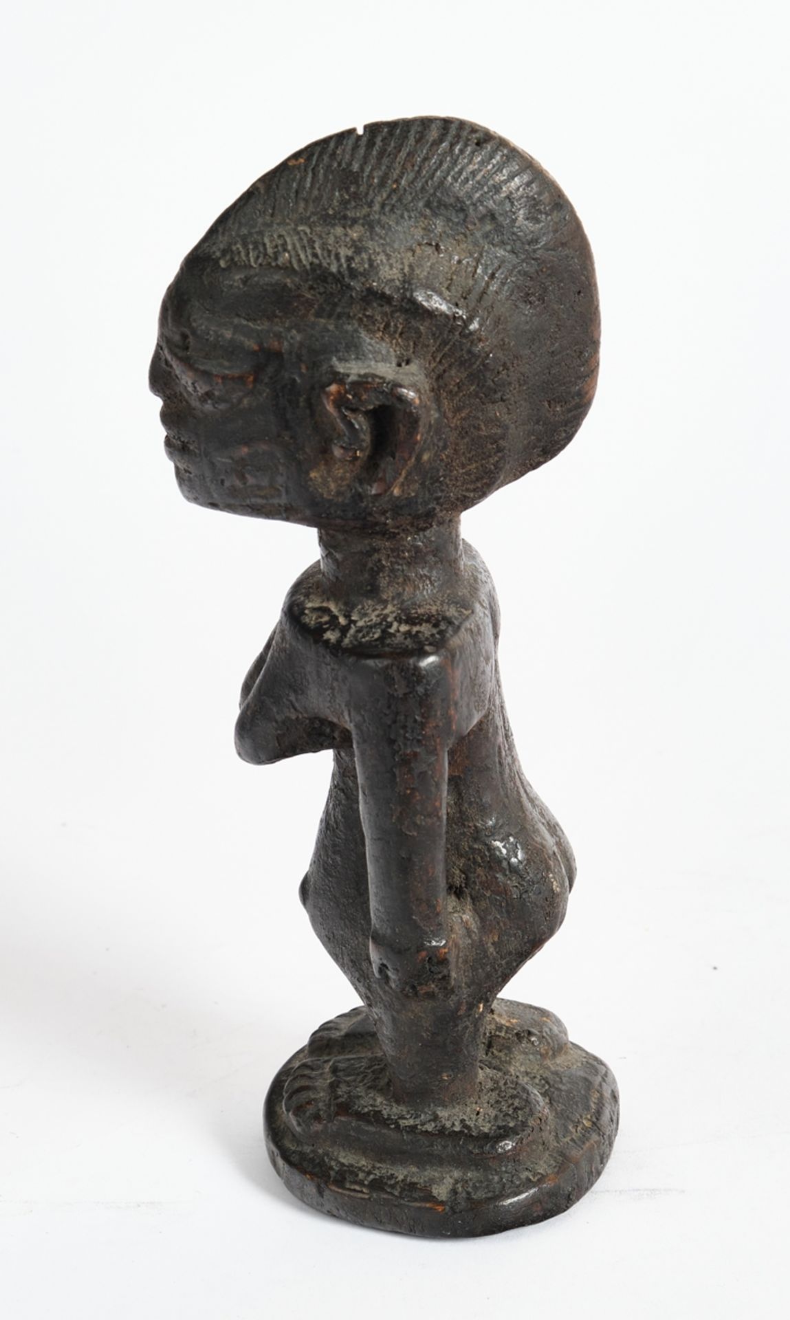 Figur, weiblich, Afrika, Holz, 23 cm hoch - Bild 2 aus 4