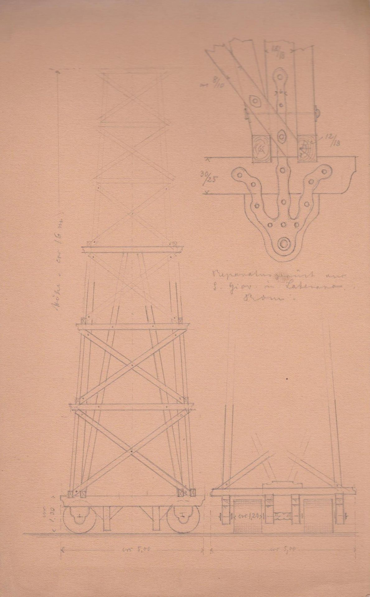 Flügel, Albrecht (Deutscher Architekt und Zeichner des 19. Jhd.) - Bild 4 aus 6