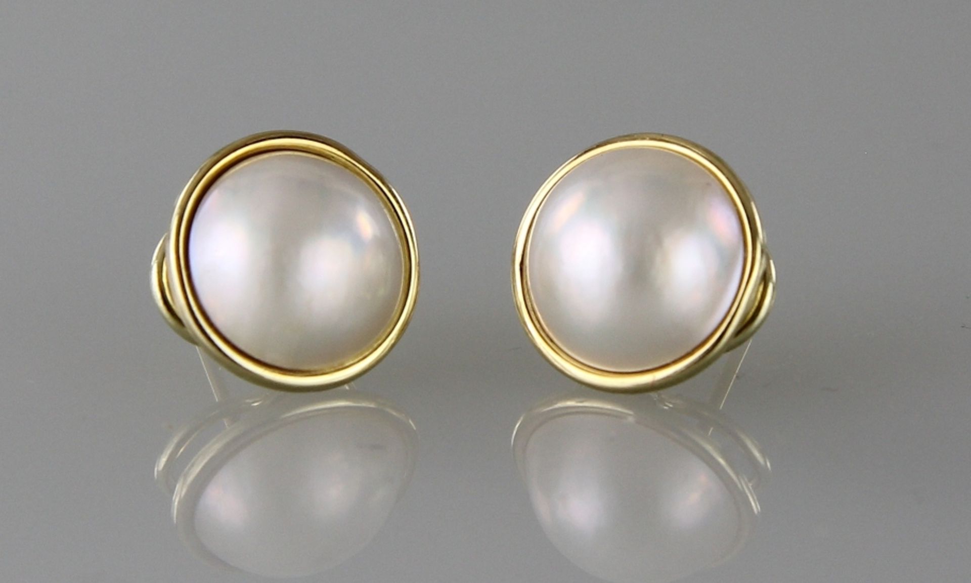 Paar Perlen - Ohrclips