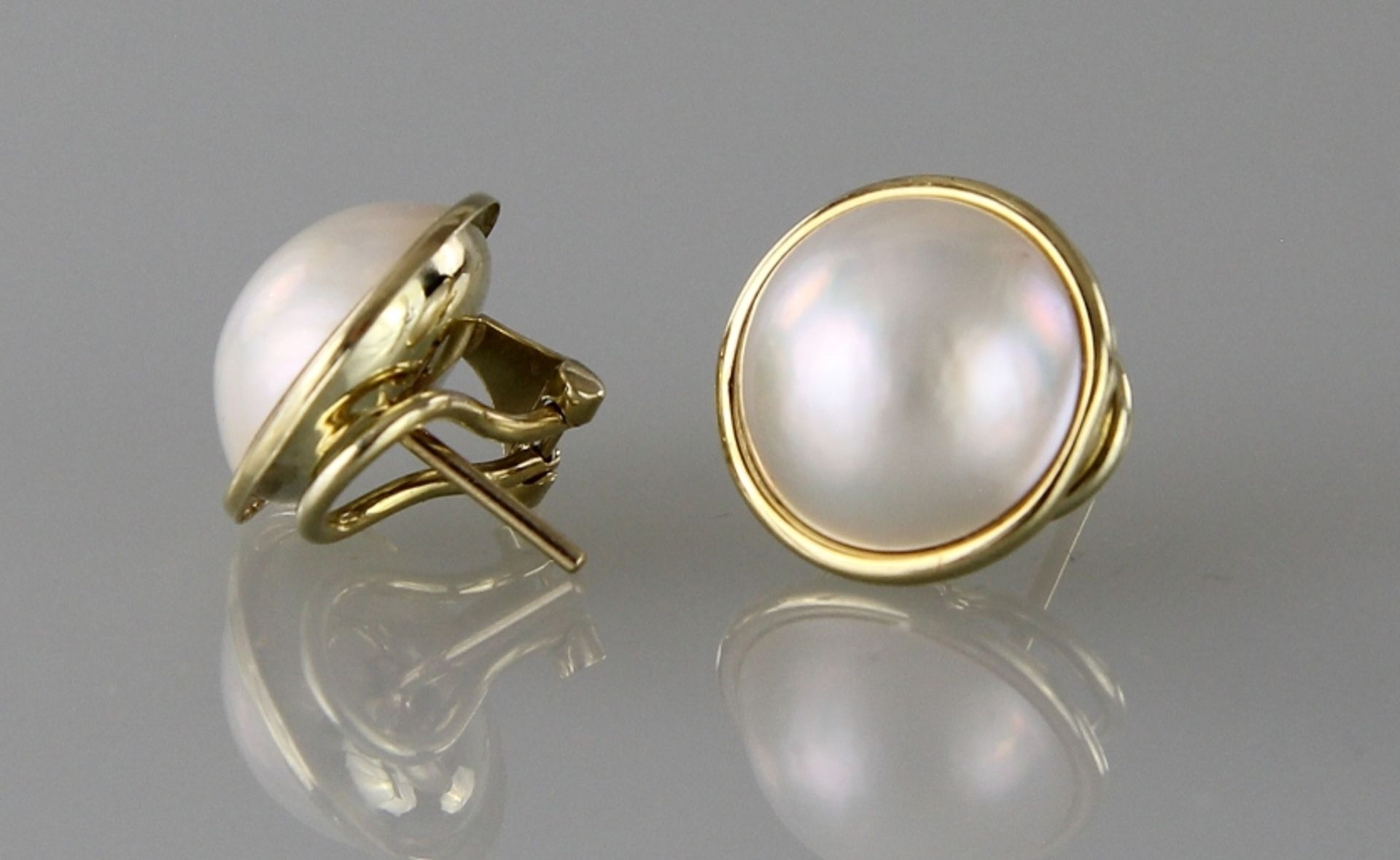 Paar Perlen - Ohrclips - Bild 2 aus 2