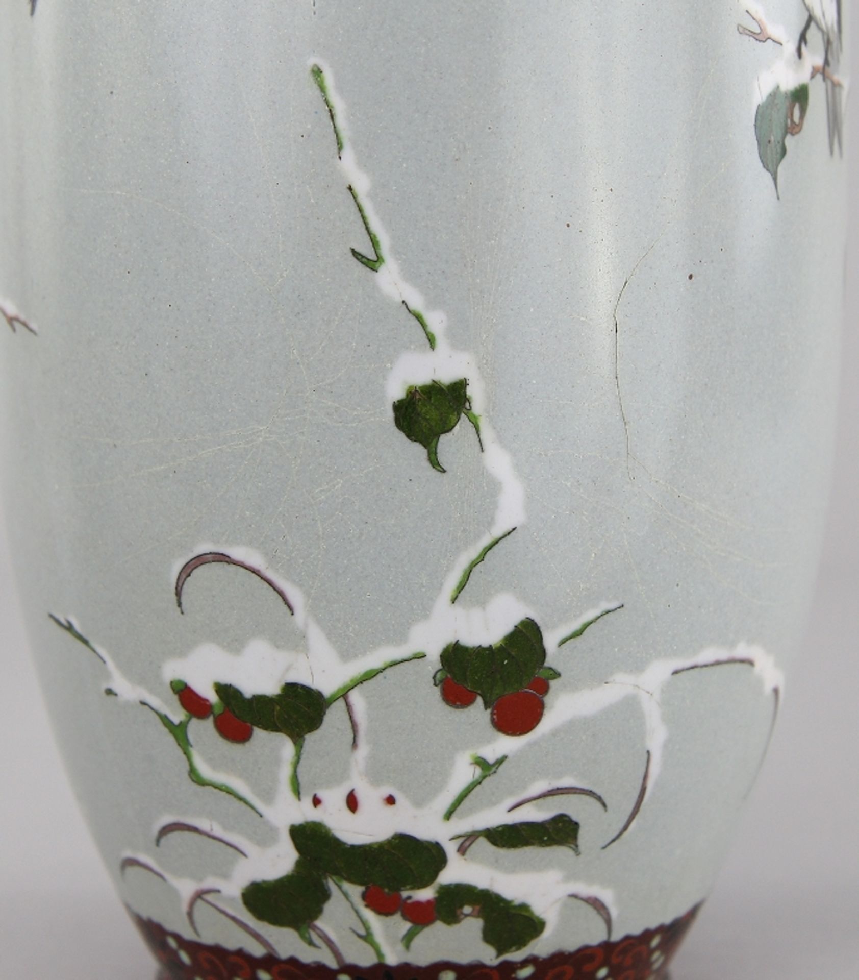 Paar Cloisonné - Vasen - Image 8 of 9