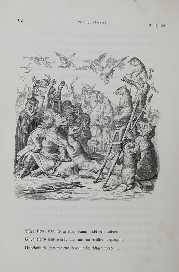 Zwei Erstausgaben "Reineke Fuchs" von Johann Wolfgang von Goethe - Image 11 of 13