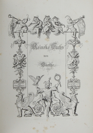 Zwei Erstausgaben "Reineke Fuchs" von Johann Wolfgang von Goethe - Image 10 of 13