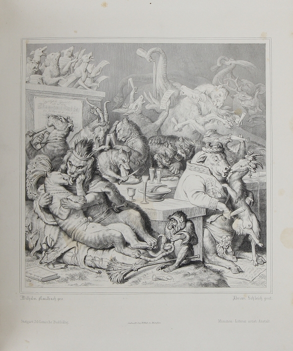 Zwei Erstausgaben "Reineke Fuchs" von Johann Wolfgang von Goethe - Image 6 of 13