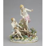 Meissen - Figurengruppe "Tritonenfang"