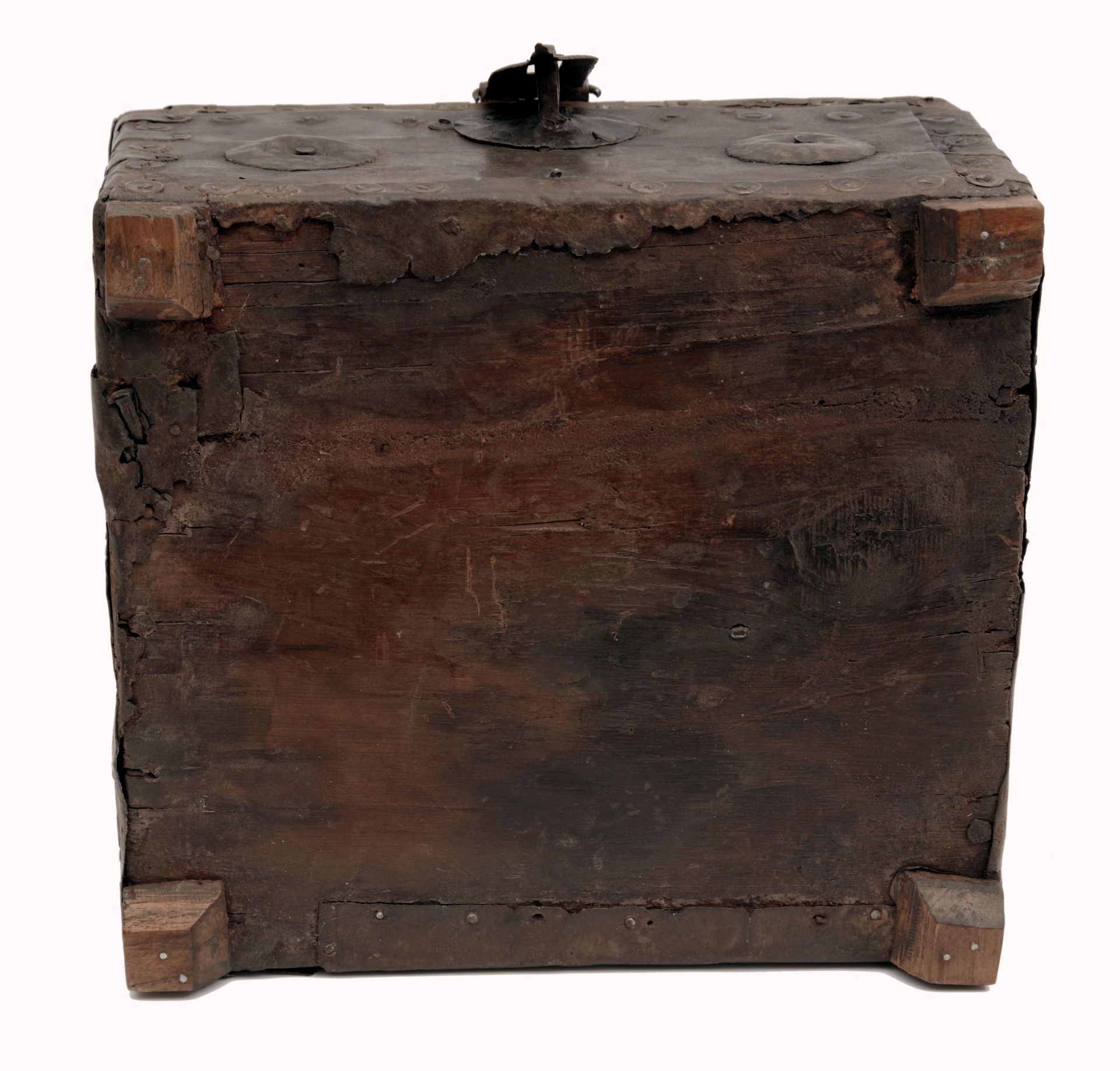 A Dowry Box with Iron Mounts - Image 4 of 4