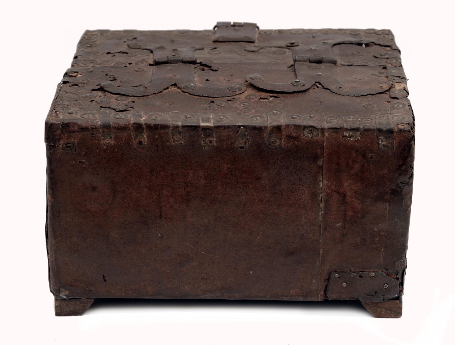 A Dowry Box with Iron Mounts - Image 3 of 4