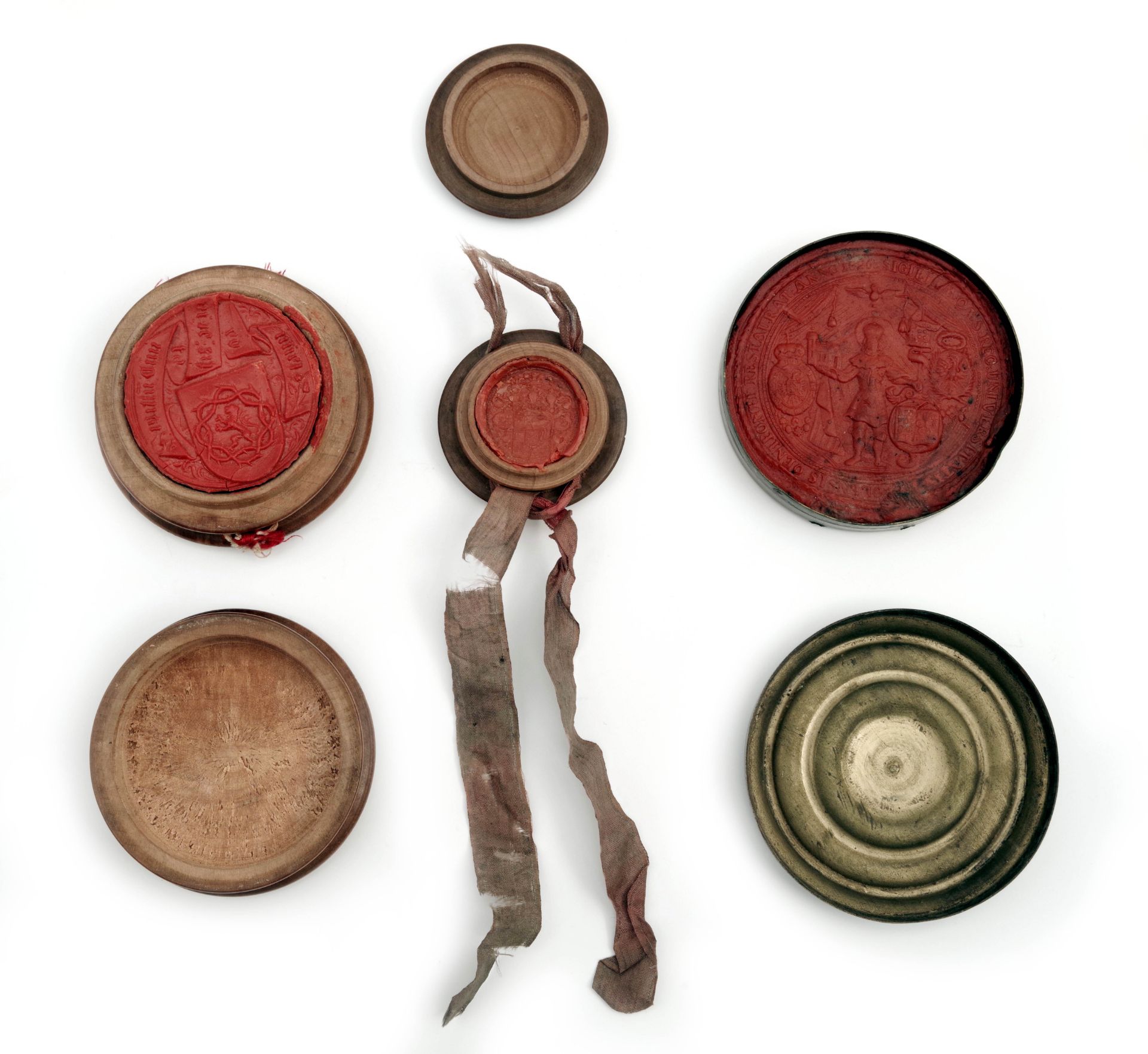 Three Encased Wax Seals - Image 2 of 2