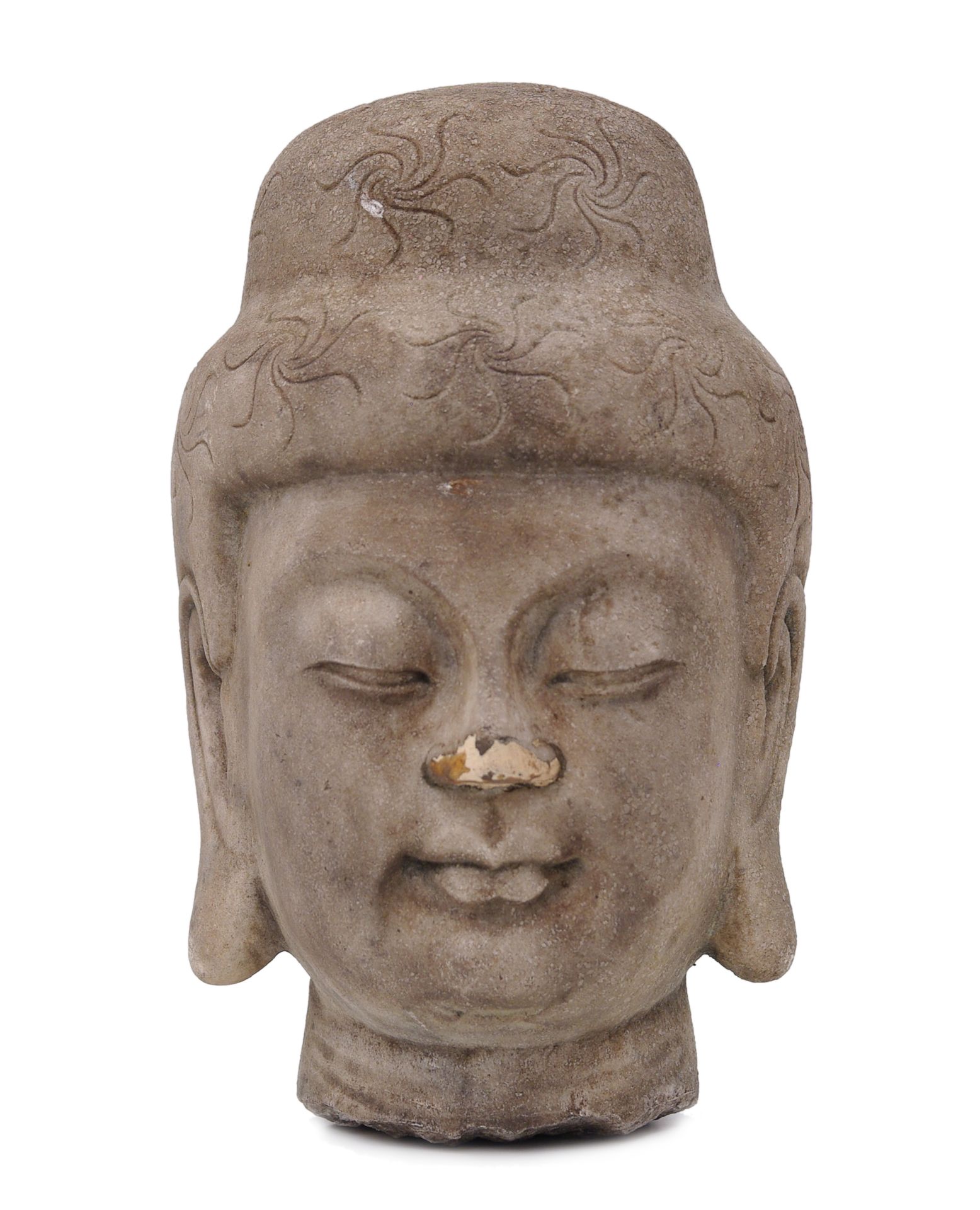 Marble Buddha Head