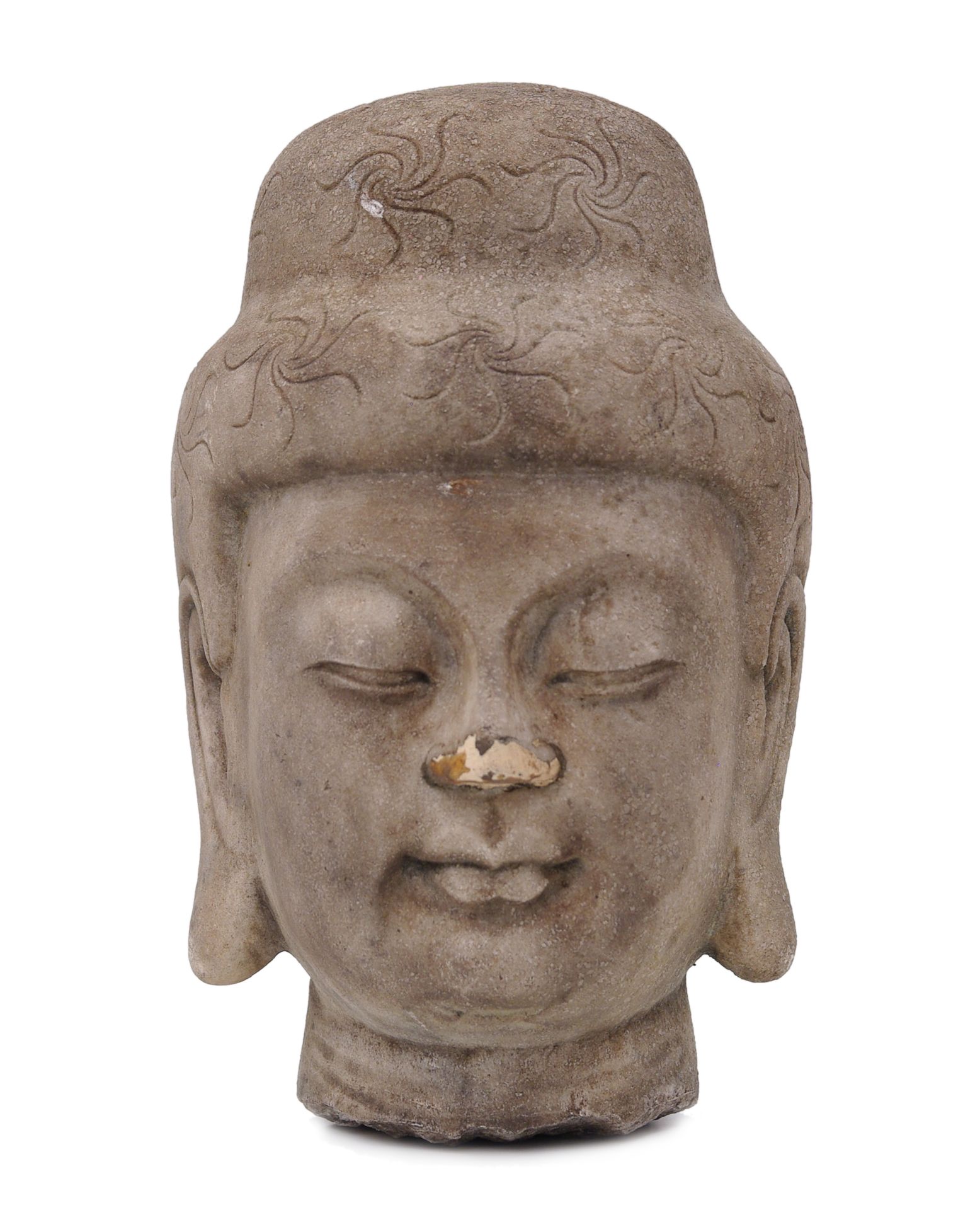 Der Marmorkopf von Buddha
