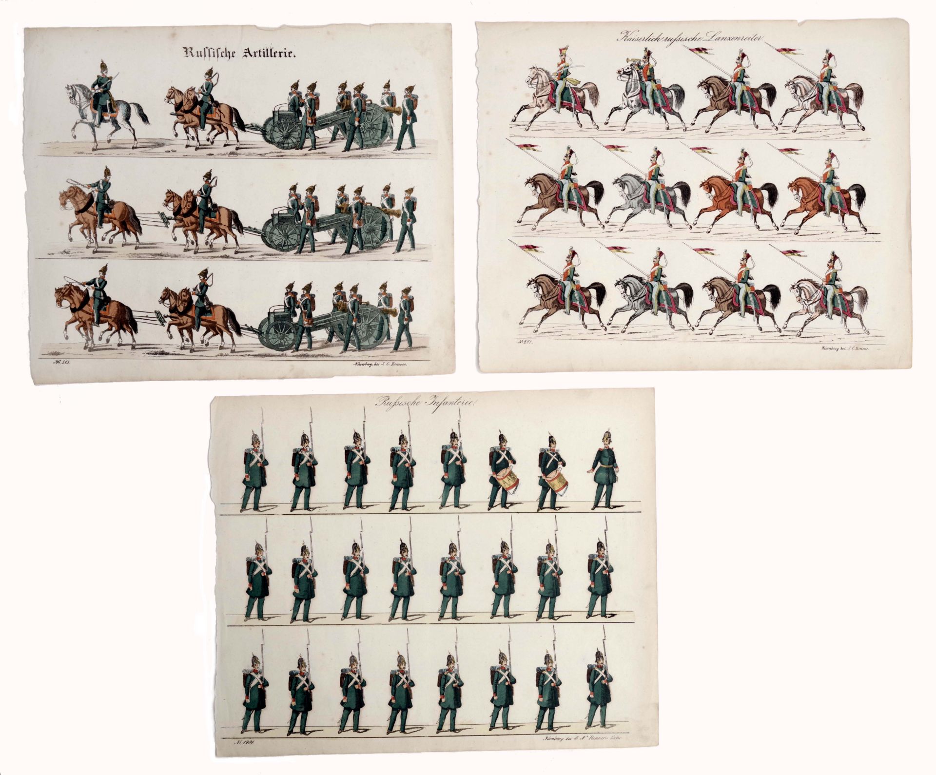 Imperial Russian Lancers (Uhlans) | Infantry and Artillery by J.C. Renner