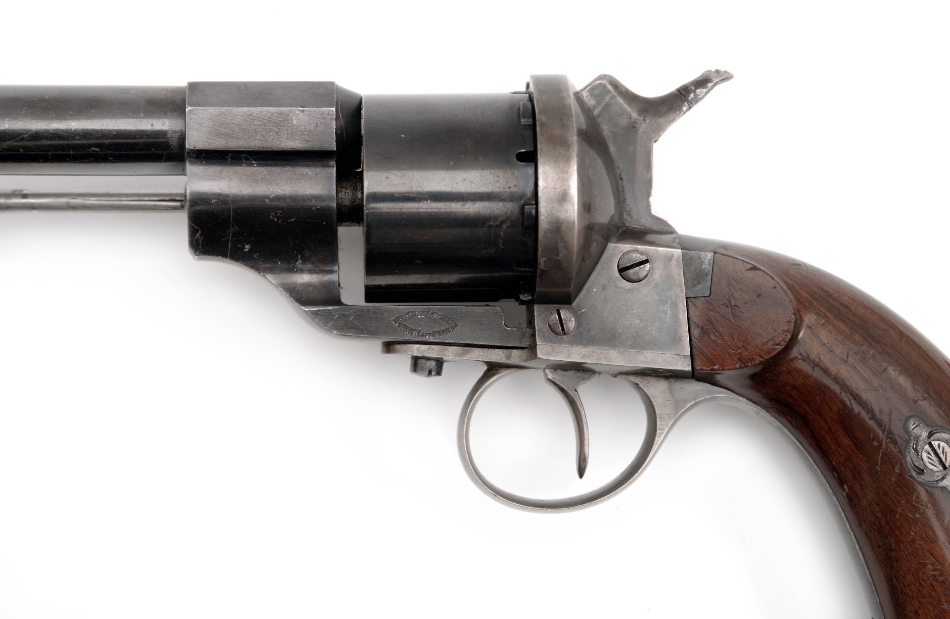 A Sweden Army/Navy Model 1863-79 Revolver by E. LEFAUCHEUX (converted into central fire) - Image 5 of 7