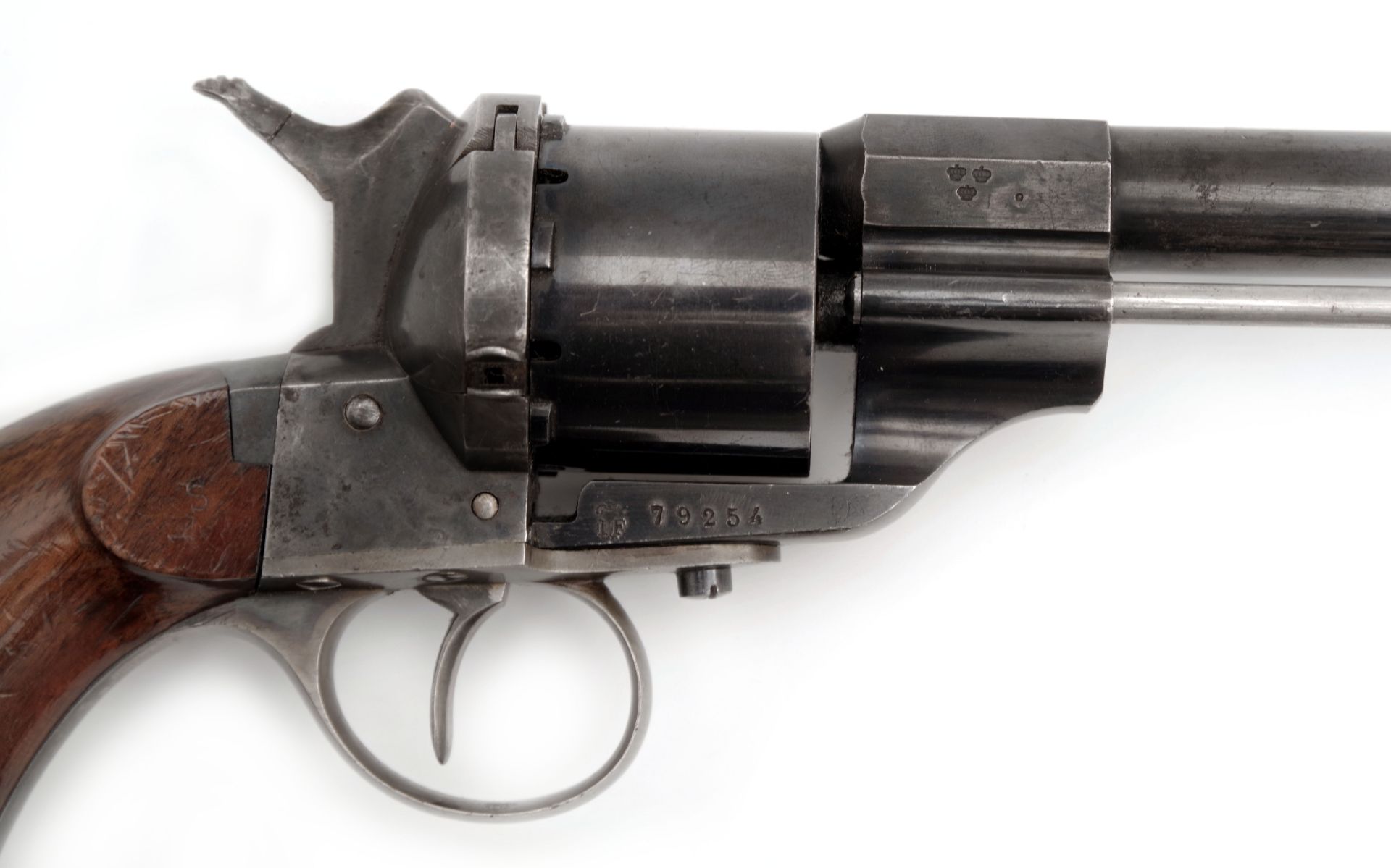 A Sweden Army/Navy Model 1863-79 Revolver by E. LEFAUCHEUX (converted into central fire) - Image 6 of 7