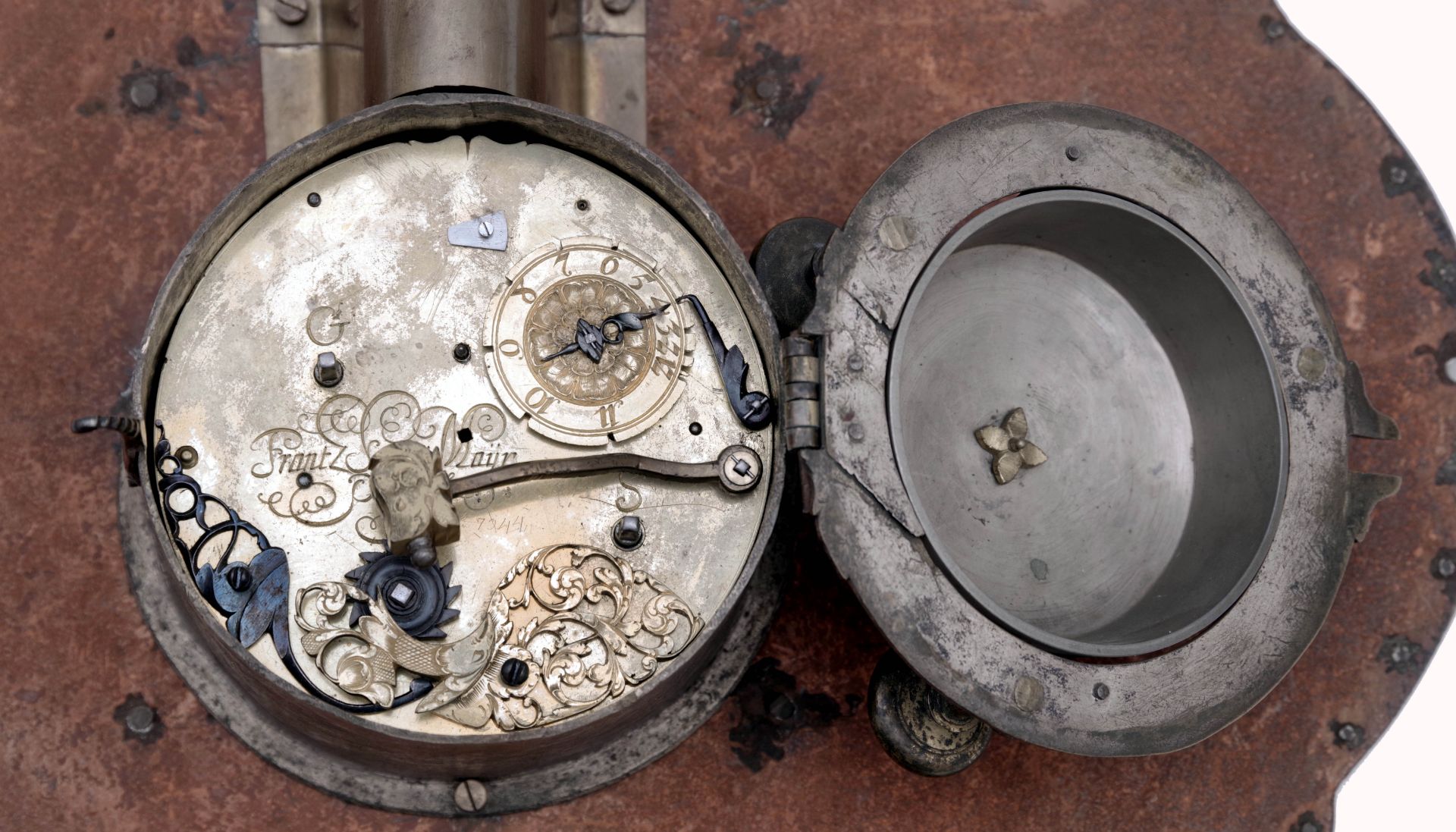 A Wall Clock (German: Telleruhr) by Franz Kreittmayr in Prague - Image 2 of 4