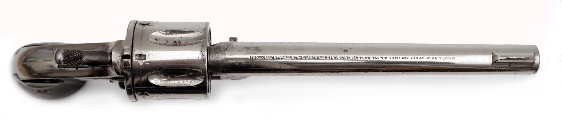 Merwin and Hulbert patent revolver manufactured by Hopkins and Allen - Image 3 of 5