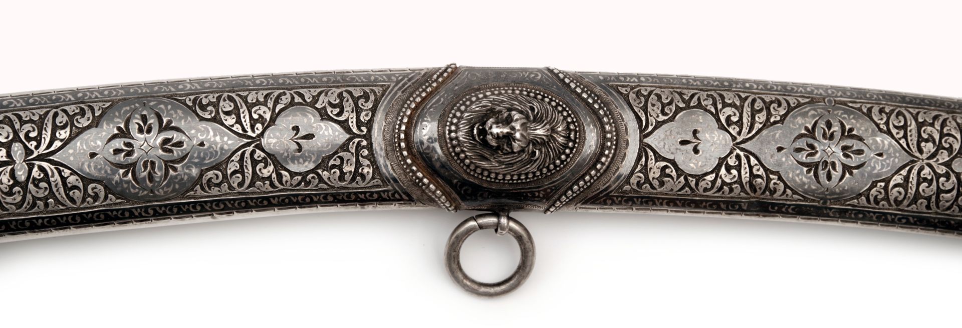 A Fabulous Russian Imperial Presentation Sword in Niello Silver Mounts - Image 3 of 6