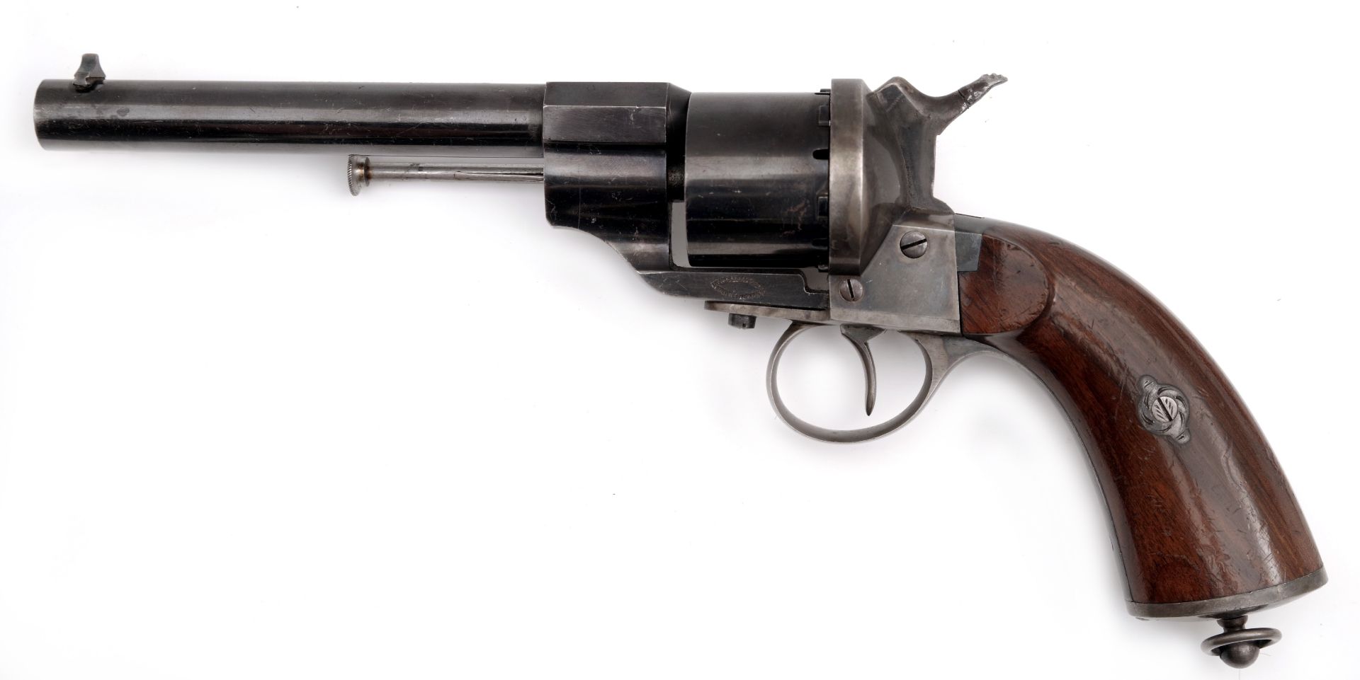 A Sweden Army/Navy Model 1863-79 Revolver by E. LEFAUCHEUX (converted into central fire) - Image 7 of 7