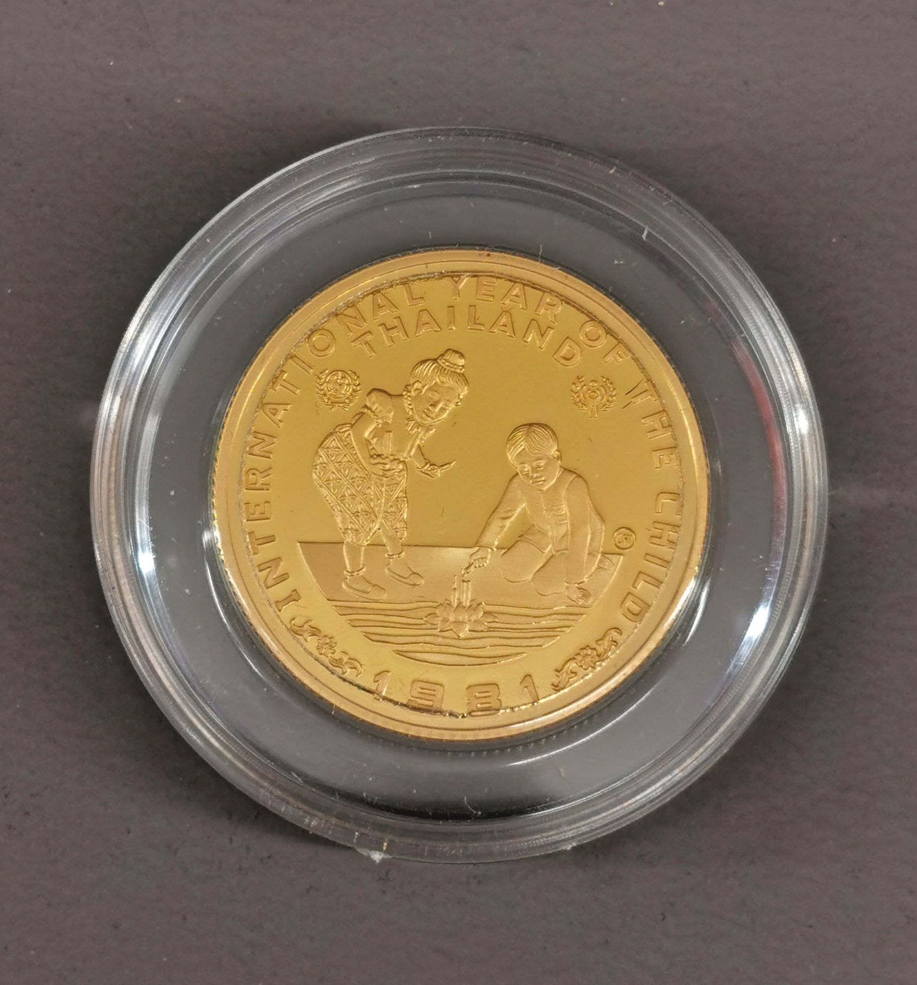 Goldmünze 4000 Baht Thailand 1981 - Bild 2 aus 3