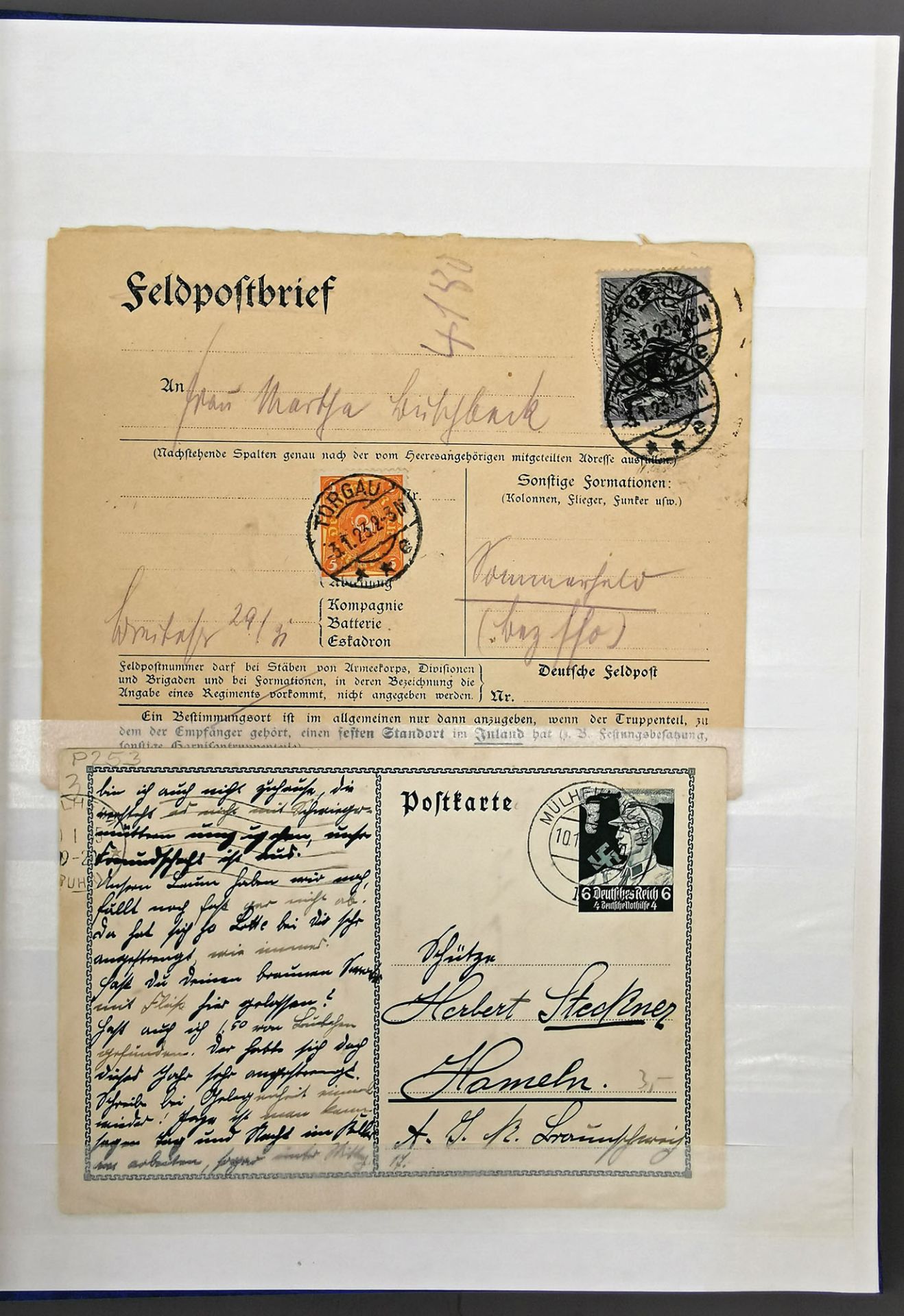 Briefmarken - Album Deutsches Reich - Bild 3 aus 4