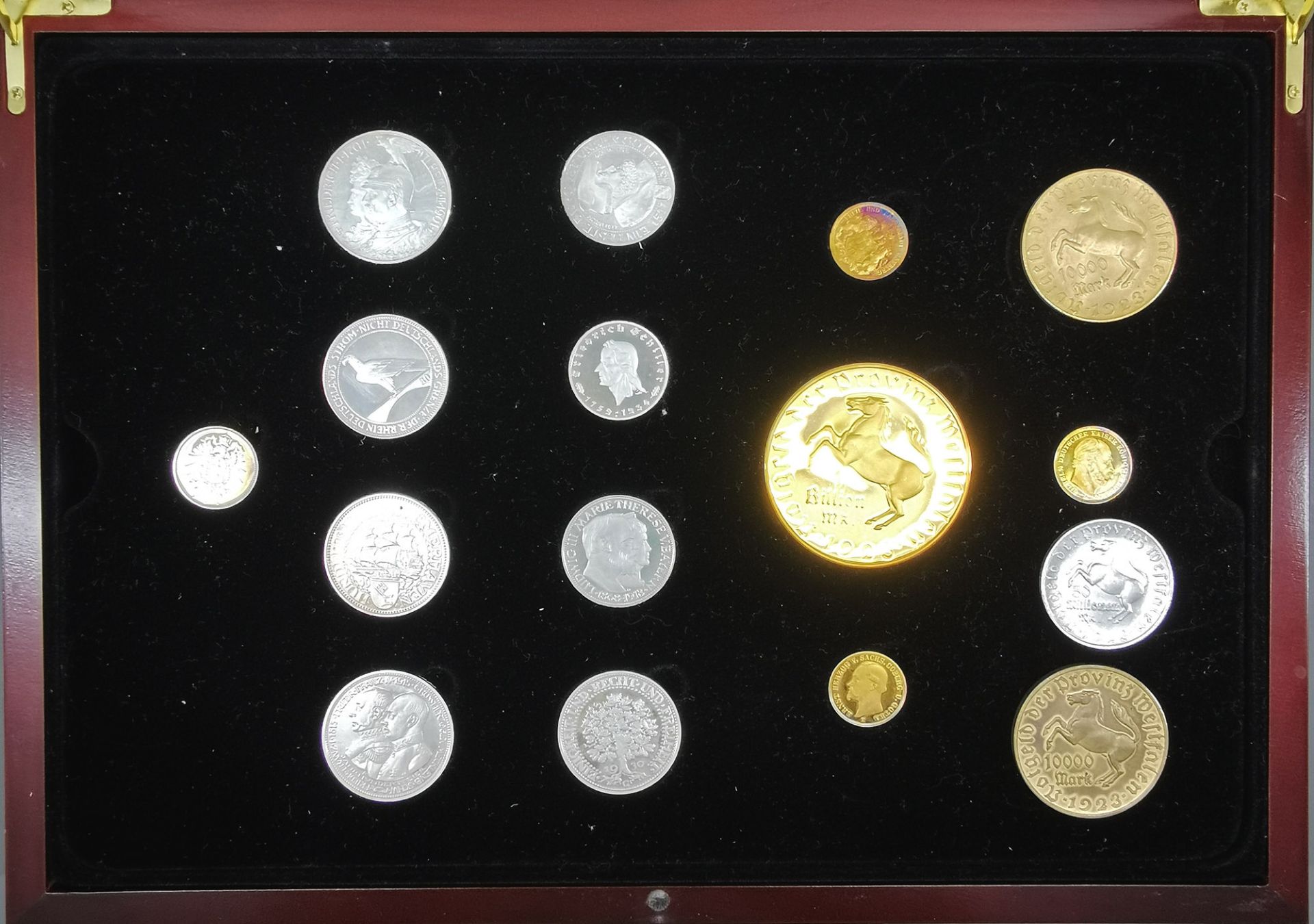 Sammlung Silber-Münzen "130 Jahre Deutsche Mark 1871-2001" - Bild 3 aus 5