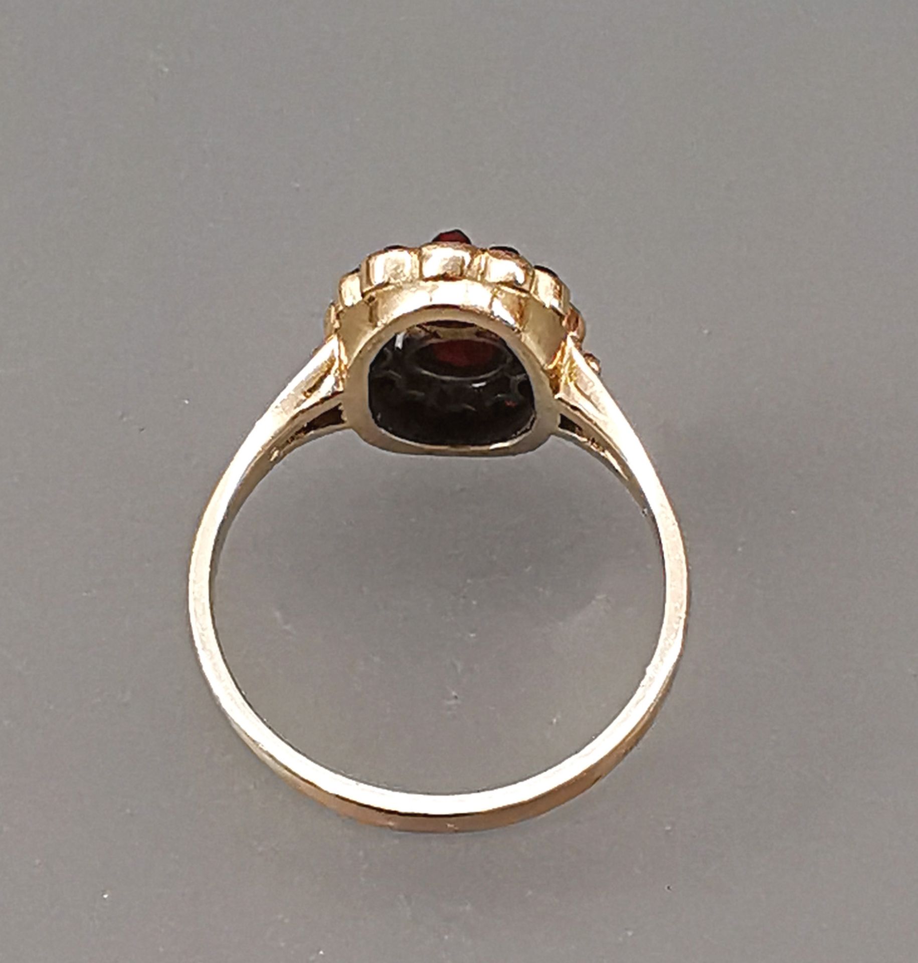 Granat-Ring - Bild 2 aus 3