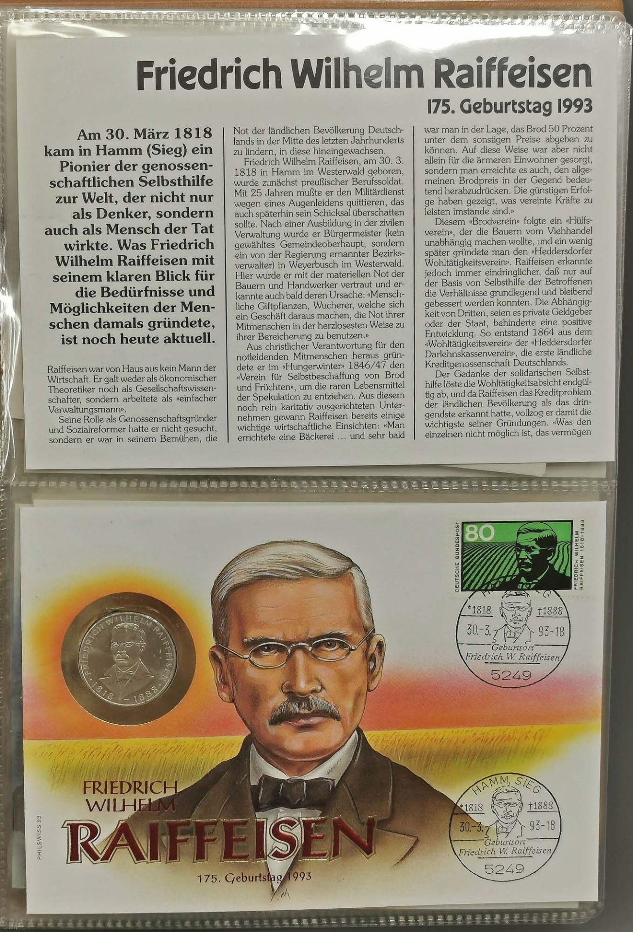 Album Numisbriefe Deutschland 1992/93  