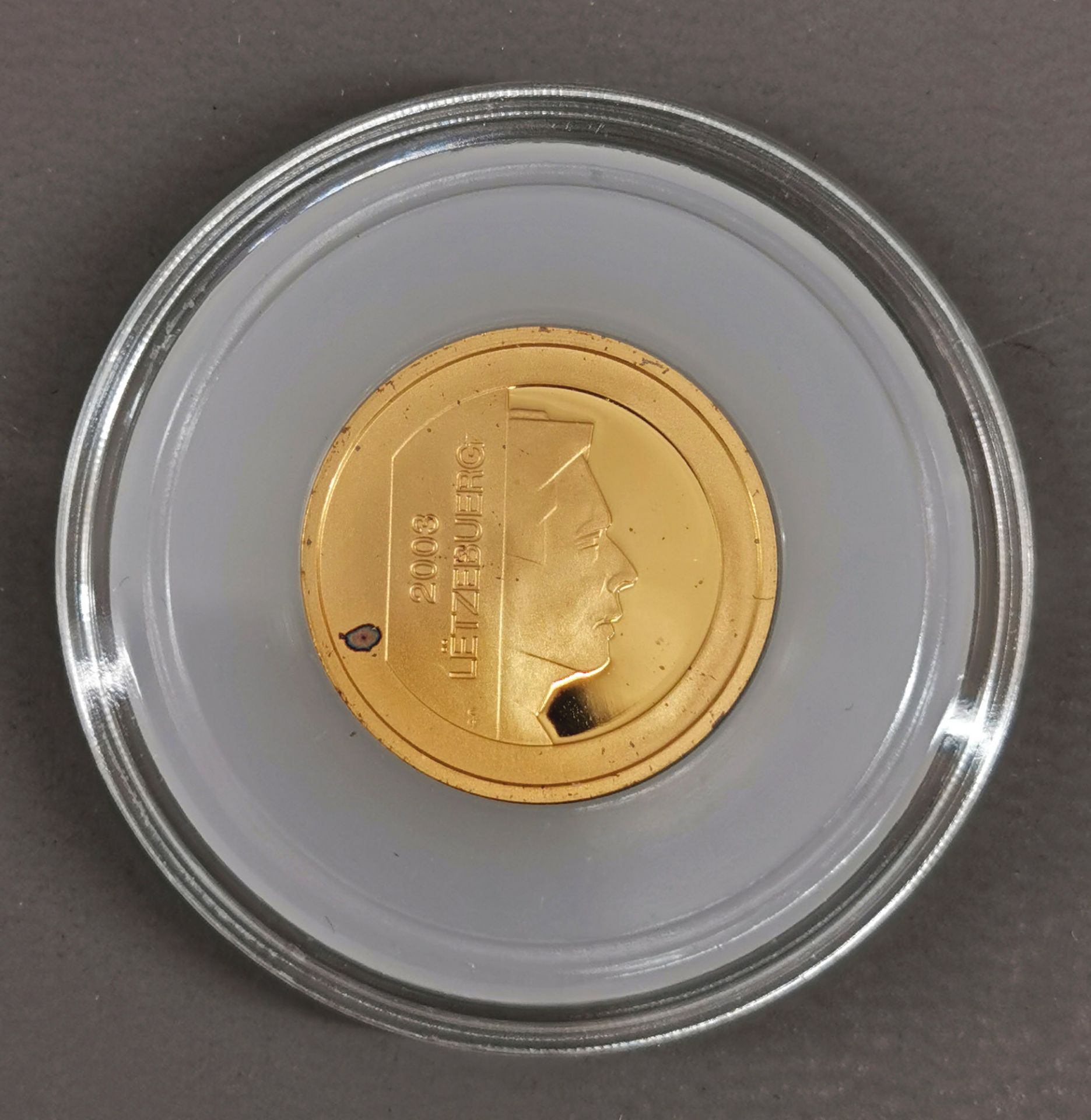 Goldmünze 5 Euro Luxemburg 2003 Zentralbank