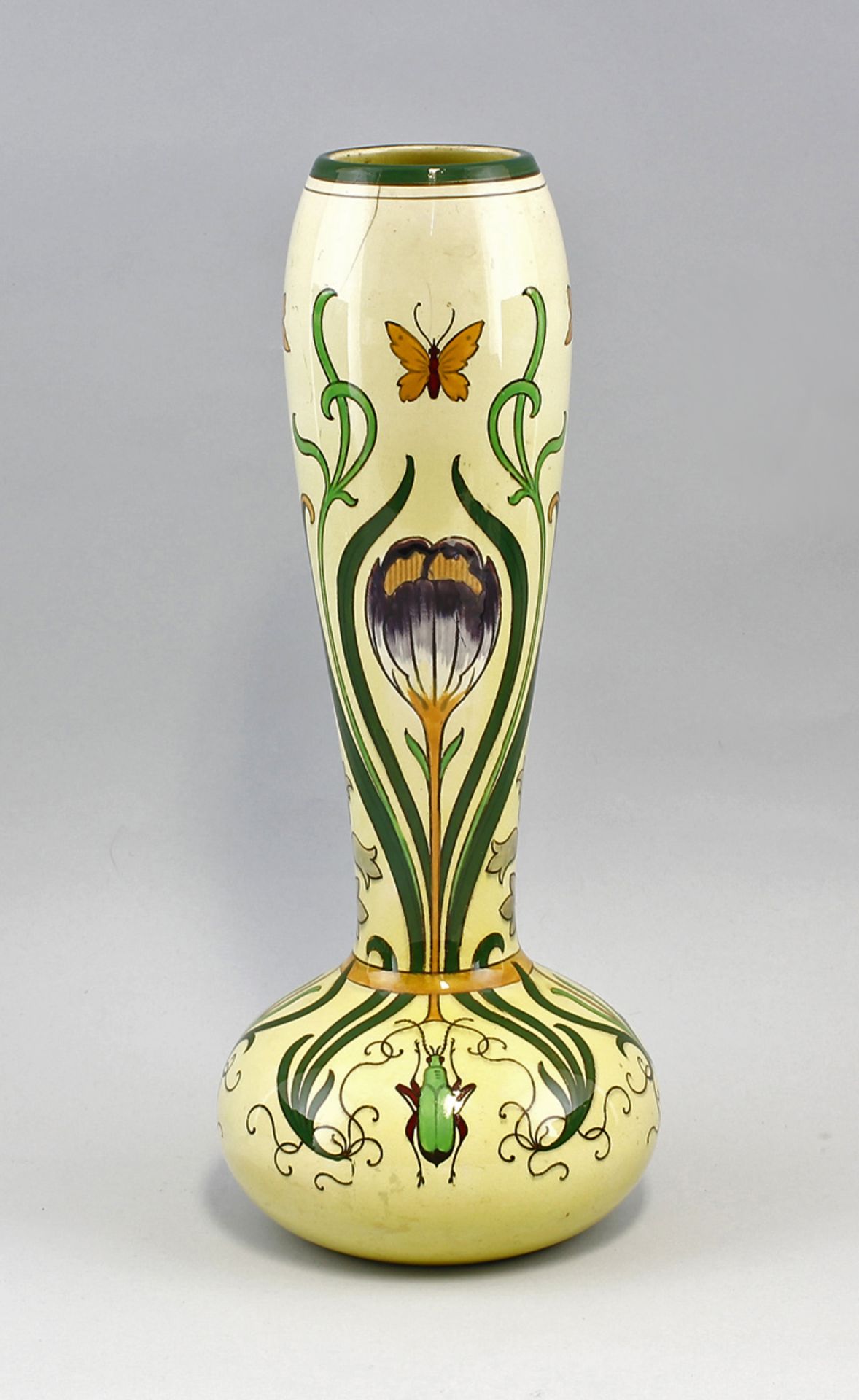 Jugendstil-Vase Utzschneider Saargemünd