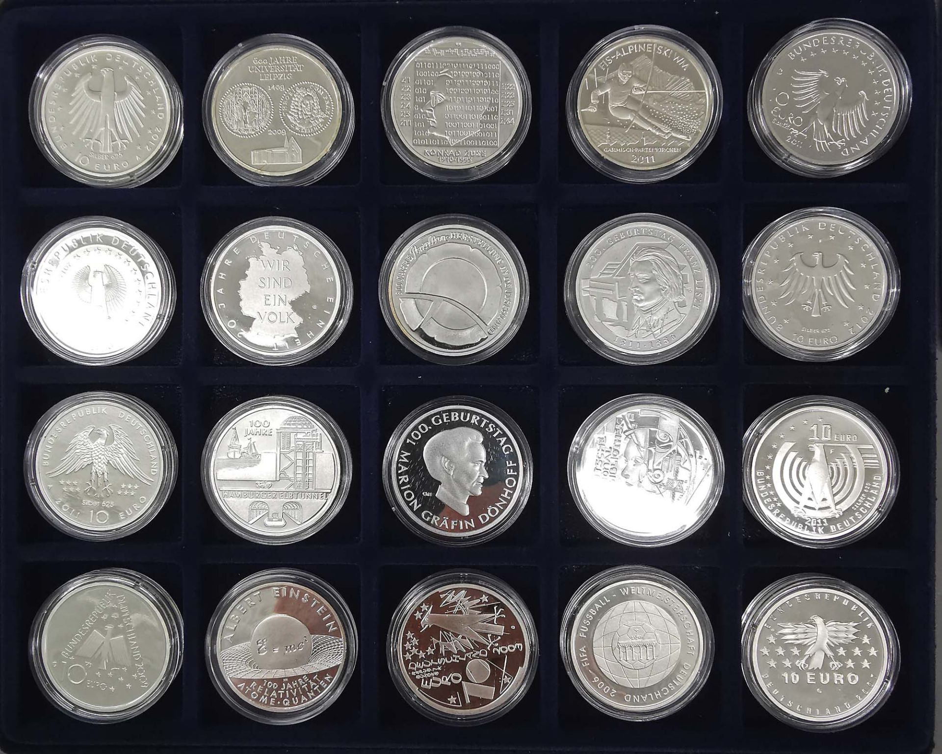 Sammlung Silbermünzen 10 Euro Deutschland - Bild 3 aus 6