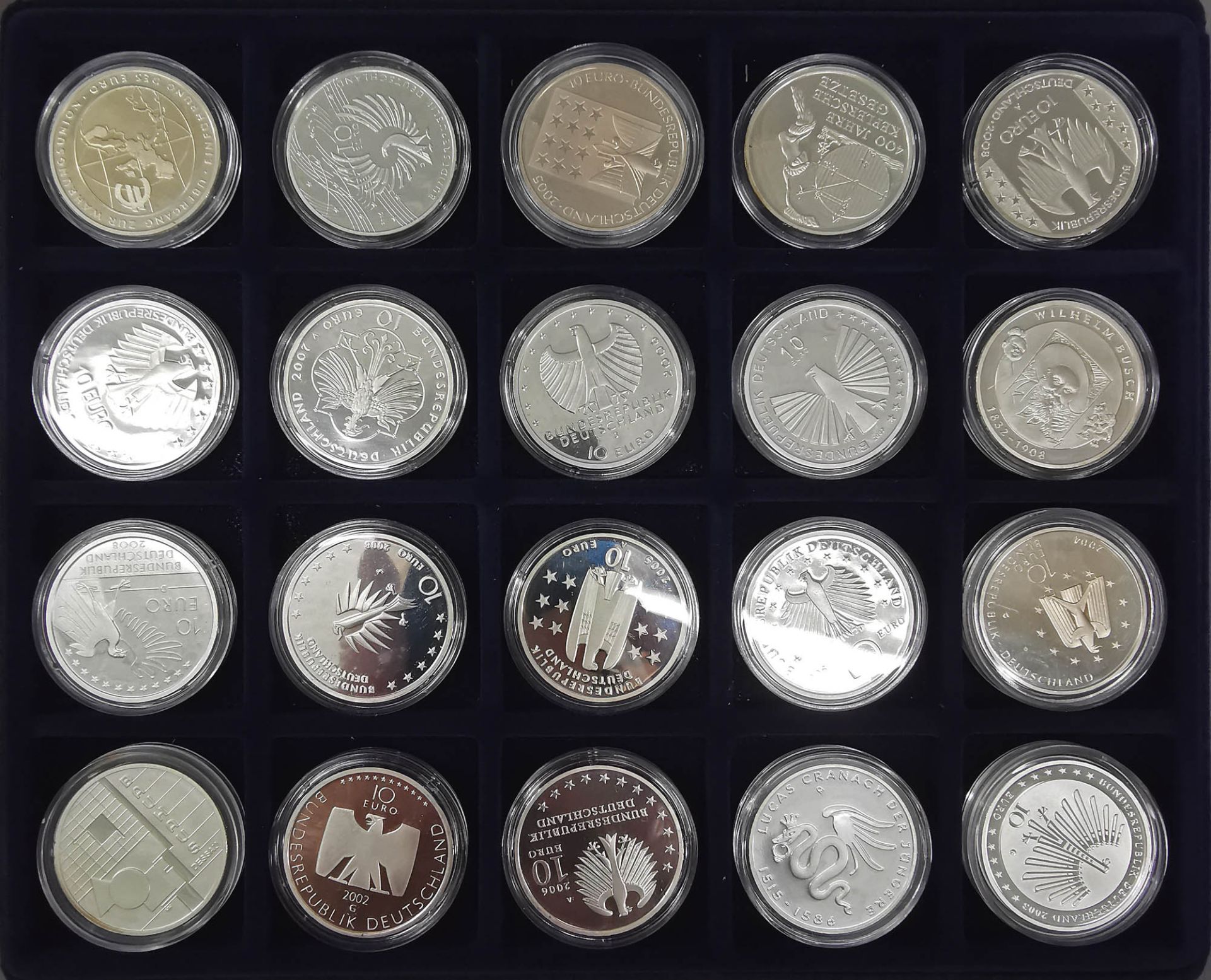 Sammlung Silbermünzen 10 Euro Deutschland - Bild 5 aus 6