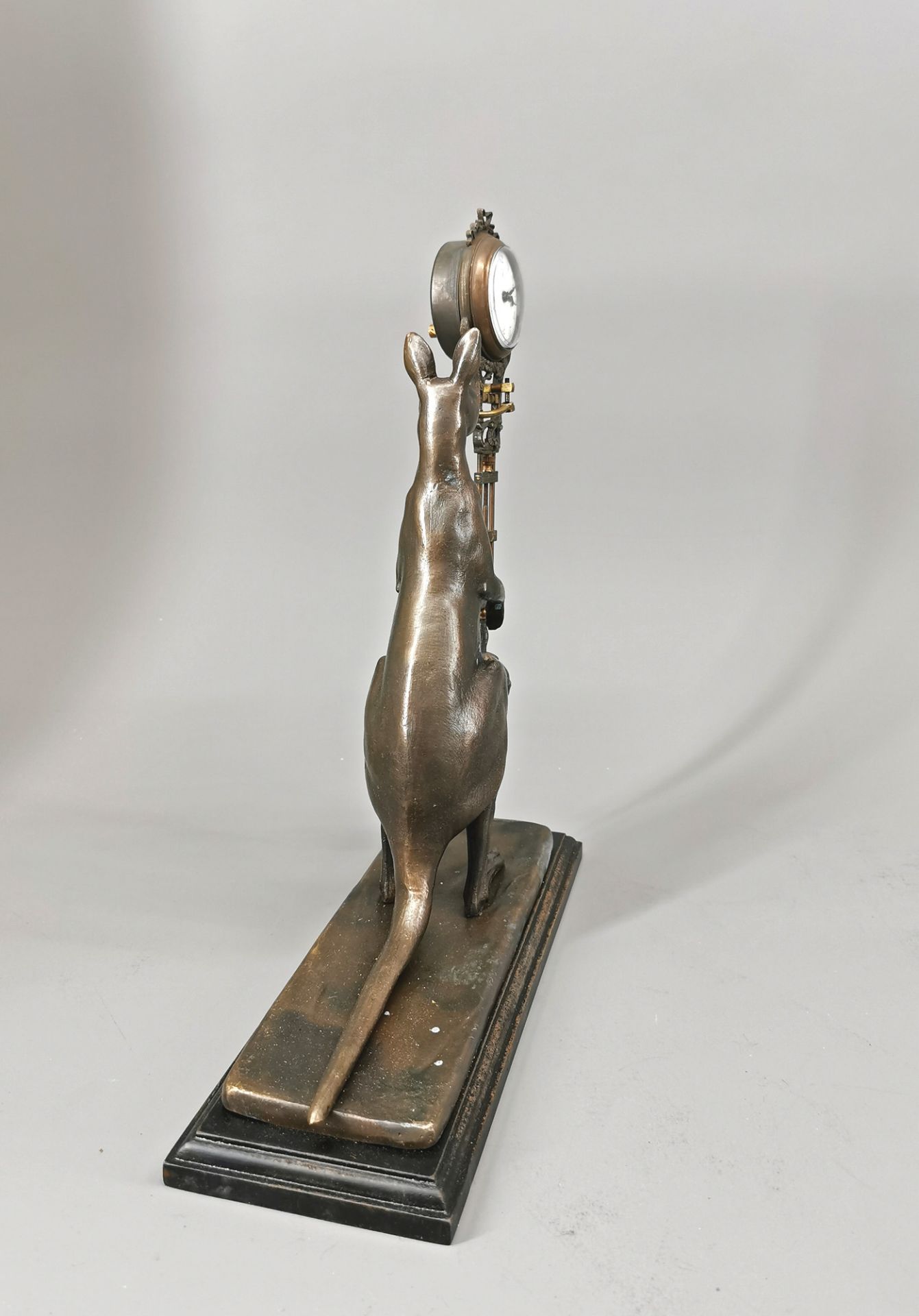 Bronze - Figurenuhr Känguruh - Bild 2 aus 6