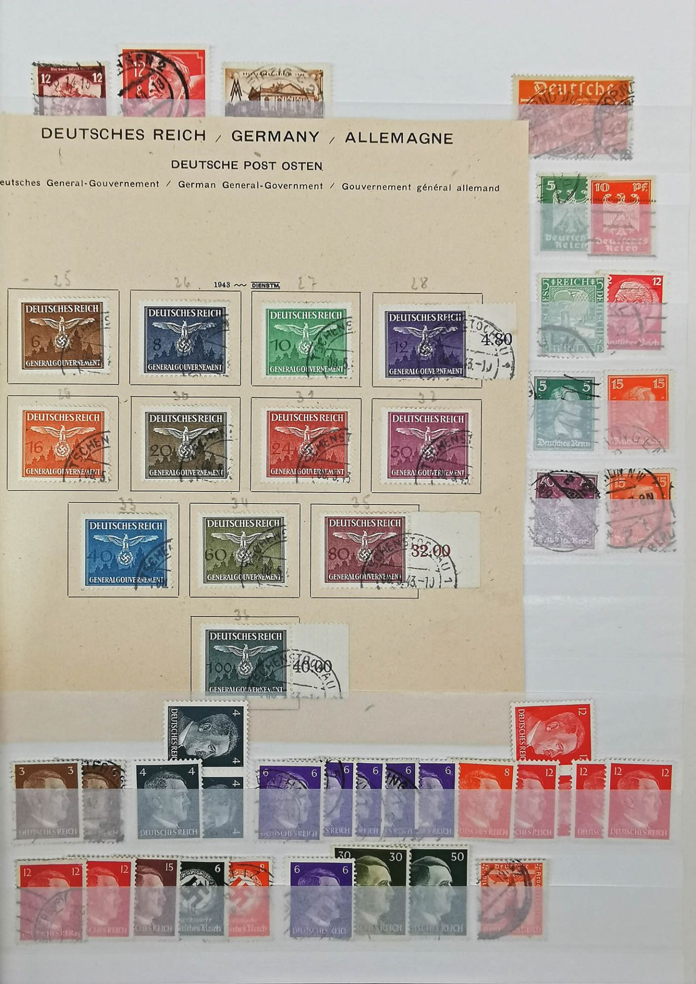 Briefmarken - Album Deutsches Reich - Bild 3 aus 4