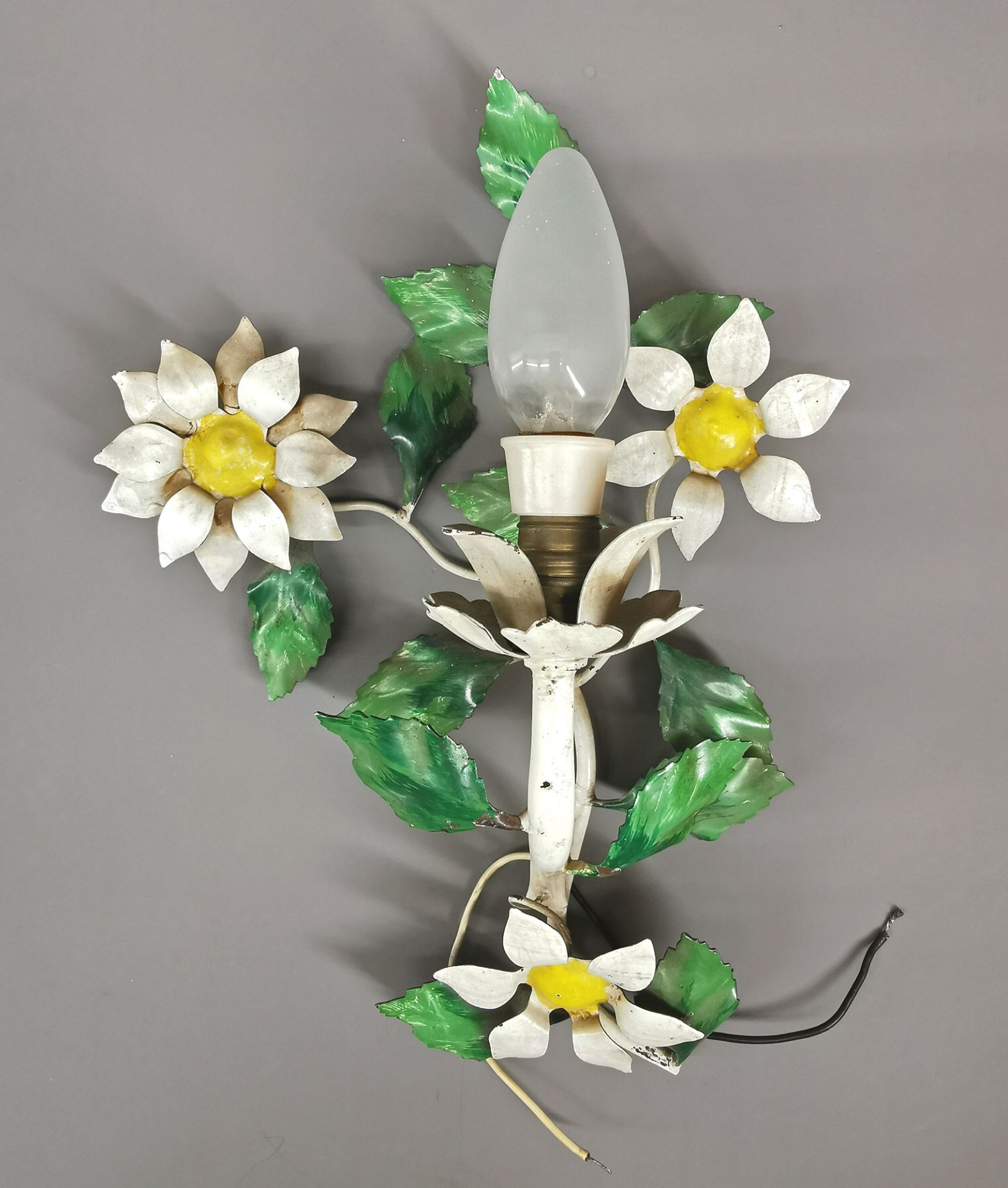 Florale Wandlampe