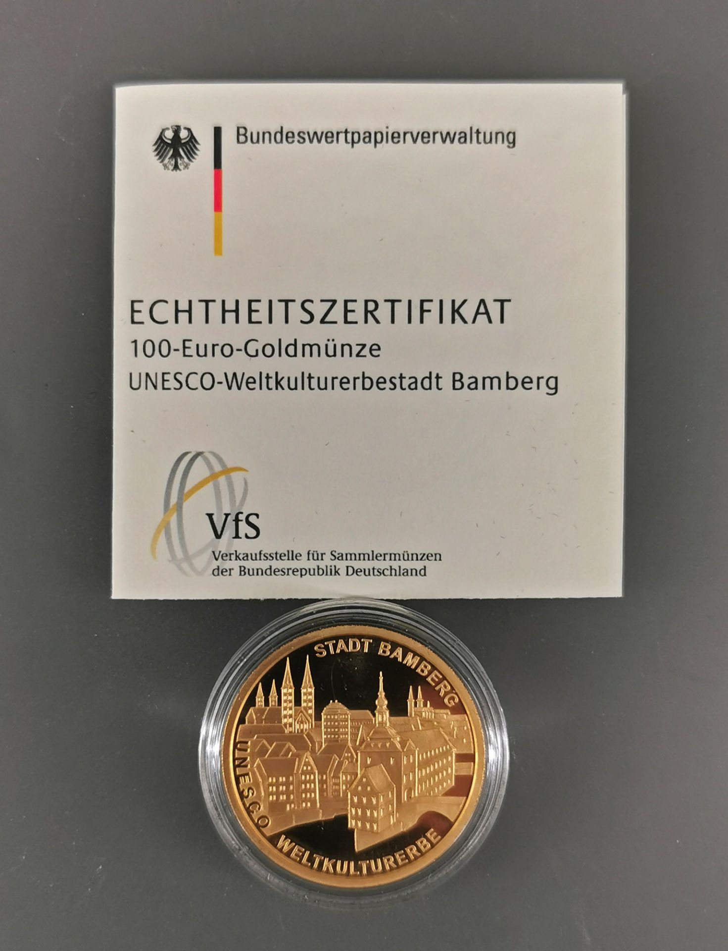 Goldmünze 100 Euro Deutschland 2004 - Bild 2 aus 3