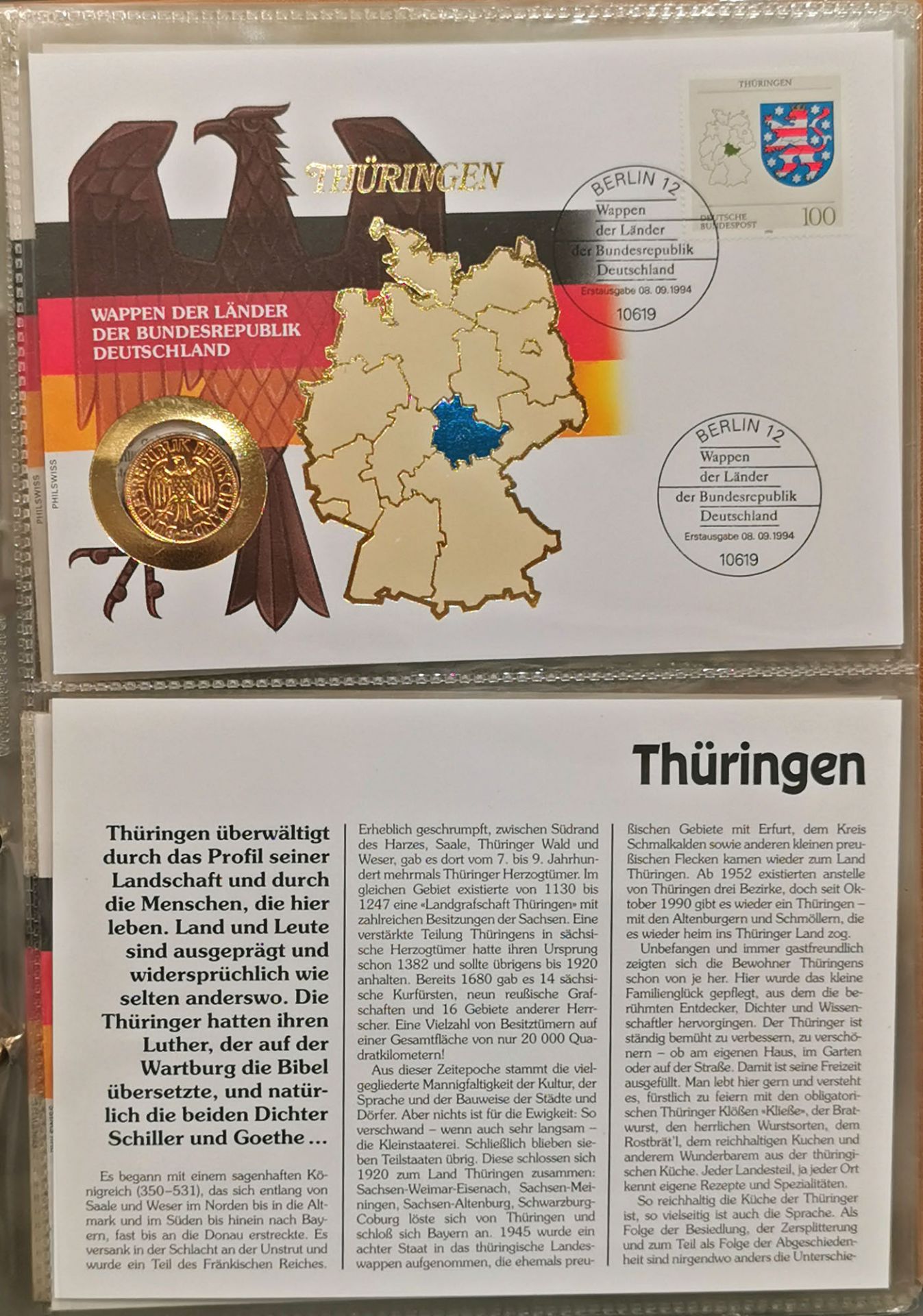 Album Numisbriefe Deutschland 1992/93   - Bild 2 aus 4