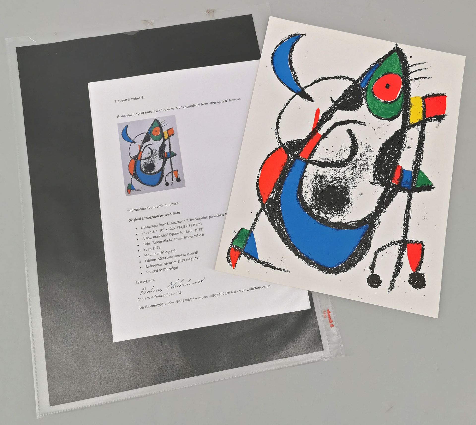 Miró, Mondmäuschen - Image 3 of 3