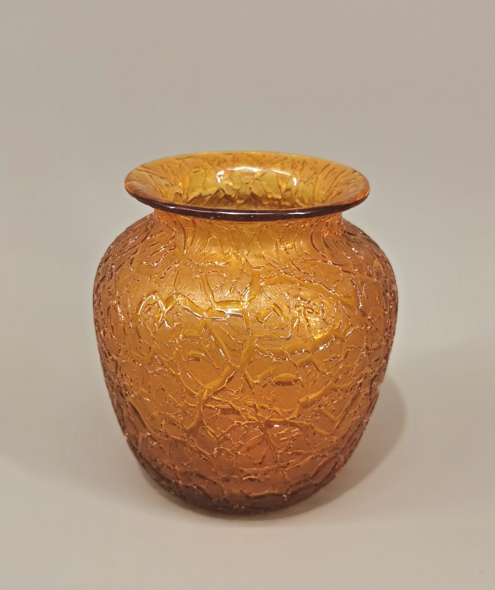 Vase Jugendstil Astglas Böhmen um 1900 - Bild 2 aus 2