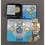 Konvolut Münzen San Marino